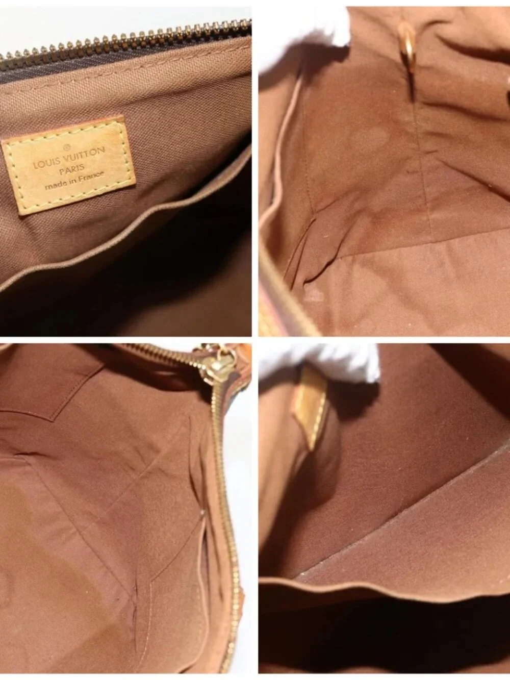 LOUIS VUITTON Monogram Palermo PM Tote Bag M40145 LV Auth YKZ1236